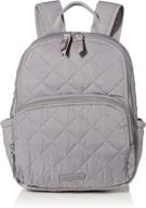 🎒 vera bradley performance twill small backpack in classic gray логотип