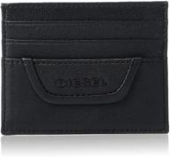 diesel arsie johnas ii card holder black logo