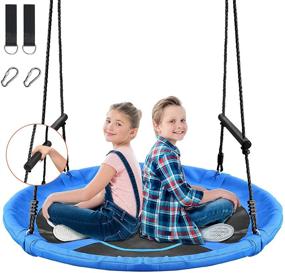 img 4 attached to 🌳 Ultimate Protection and Fun with Treeswin 46 Fabric Waterproof Playground