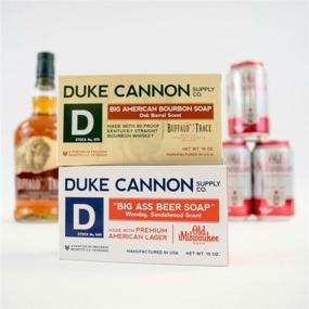 img 1 attached to 🍺 Duke Cannon Tavern Collection Big Brick of Soap for Men, 10 ounce: Bourbon & Beer