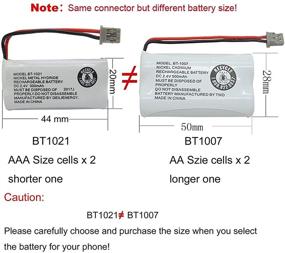 img 1 attached to QBLPOWER BT1021 BBTG0798001 Battery For Uniden DECT 6 Office Electronics