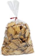 🍪 100 count 10x6 clear flat cellophane treat bags perfect for bakery, cookies, candies, desserts (by brandon) - 1.4mil thickness with metallic twist ties included! logo