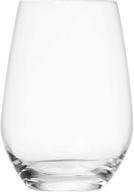 schott zwiesel forte collection stemless wine glasses – set of 6 universal/cocktail tumblers, 19.1-ounce, tritan crystal glass logo