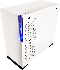 img 2 attached to 🖥️ Оптимизировано для SEO: IN WIN 101 White ATX Mid Tower Игровой компьютерный корпус с закаленным стеклом в белом цвете