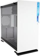 🖥️ optimized for seo: in win 101 white atx mid tower gaming computer case with tempered glass in white logo