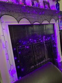 img 1 attached to 🎄 BHCLIGHT Purple 95FT 240 LED Christmas String Lights with 8 Lighting Modes - Plug-in Fairy String Lights for Indoor Outdoor Garden Party Decoration (Purple)