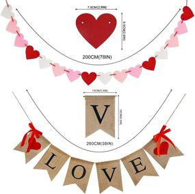 img 2 attached to Valentines Valentine Fireplace Decorations Pre Assembled Event & Party Supplies