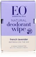 🌿 lavender-scented eo deodorant wipes, pack of 6: convenient & refreshing solution logo