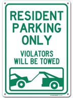 🚫 prevent resident parking violations with towing signs логотип