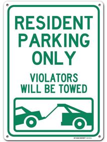 img 4 attached to 🚫 Prevent Resident Parking Violations with Towing Signs