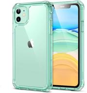 📱 esr air armor series - iphone 11 case, shock-absorbing & scratch-resistant, military grade protection, mint green - 6.1-inch logo