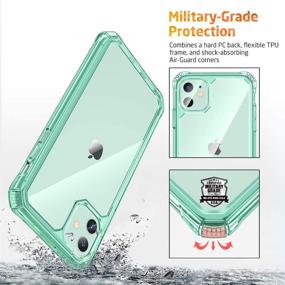 img 3 attached to 📱 ESR Air Armor Series - iPhone 11 Case, Shock-Absorbing & Scratch-Resistant, Military Grade Protection, Mint Green - 6.1-Inch