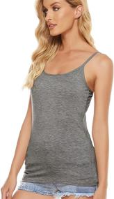 img 3 attached to BQTQ Basic Camisole Spaghetti Strap Women's Clothing for Lingerie, Sleep & Lounge