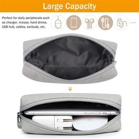 img 2 attached to HYZUO Portable Laptop Accessory Pouch Bag Organizer Storage Carrying Case For Laptop Charger Mouse Cables Electronics Cellphone SSD HHD Computer Accessories & Peripherals