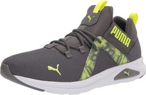 img 4 attached to 🏃 PUMA Running Black Yellow Alert Star Sapphire Men's Athletic Shoes: Power & Style Combined