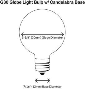 img 1 attached to 🌍 Sival SVLG305E12CLLIST2 Globe Light Replacement for Enhanced SEO