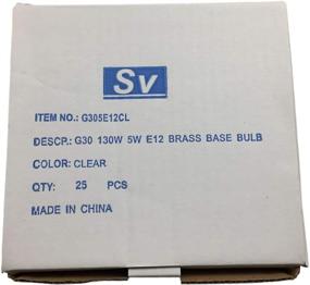 img 2 attached to 🌍 Sival SVLG305E12CLLIST2 Globe Light Replacement for Enhanced SEO