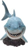 captivating emours resin shark aquarium ornament: enhancing your home dΓ©cor & fish tank! logo