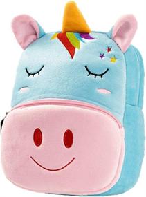 img 4 attached to Toddler Backpack Daypack Cartoon White（Unicorn） Backpacks