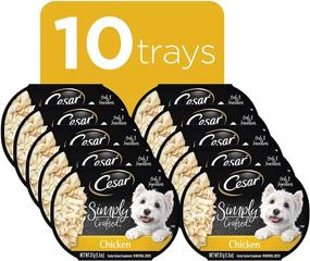 img 3 attached to 🐕 Cesar Simply Crafted 10-Pack Wet Dog Food Meal Topper