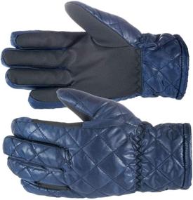 img 2 attached to HORZE Ladies Quilted Winter Gloves