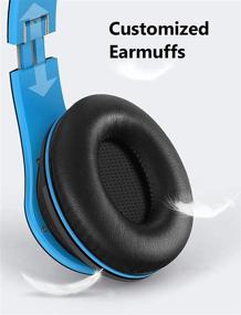 img 1 attached to Наушники с Bluetooth 65Hrs: HiFi звук, Bluetooth 5.0, накладные наушники с встроенным микрофоном, амбушюры из памяти-протеина - идеально подходят для работы на дому, онлайн-занятий, смартфонов, телевизоров.