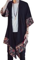 👘 stylish hzcx fashion men's lightweight kimono cardigan for sleep & lounge logo