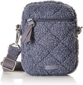 img 4 attached to 👜 Enhanced SEO: Vera Bradley Sherpa RFID Small Convertible Crossbody Purse with Teddy Fleece