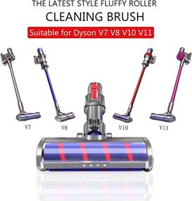 img 3 attached to 🧹 Enhance Your Dyson Vacuum Cleaning Experience with MEPUSON Soft Roller Cleaner Head and LED Headlights—Compatible with V7, V8, V10, V11 Models