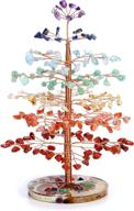 invigorate your space with top plaza 7 chakra reiki healing 🌳 crystal trees - natural stone tree decorations for a fortunate office/home makeover логотип