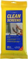 🧽 ettore clean screens: pack of 25 wipes, 1-inch size logo