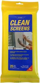 img 2 attached to 🧽 Ettore Clean Screens: Pack of 25 Wipes, 1-inch Size