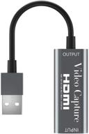 🎥 бинве hd видео захватывающая карта, hdmi в usb 2.0, 1080p 60fps карта захвата живого видеоигр для ноутбука, высокое качество получения и прямая трансляция. логотип