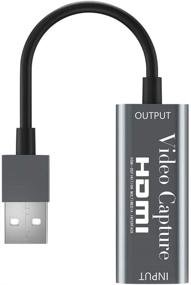 img 4 attached to 🎥 Бинве HD Видео захватывающая карта, HDMI в USB 2.0, 1080P 60fps Карта захвата живого видеоигр для ноутбука, высокое качество получения и прямая трансляция.