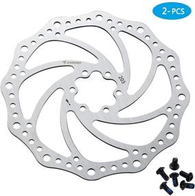 img 2 attached to Corki 140Mm 160Mm 180Mm 203Mm Bike Disc Brake Rotor With 6 Bolts Fit For Road Bike