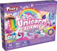 🦄 набор для научных экспериментов с единорожками "unicorn crystals" от playz логотип