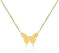 joycuff personalized butterfly necklace stainless logo