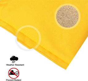 img 2 attached to 🌽 OOFIT Regulation Size Cornhole Bean Bags - Set of 8 | All Weather Resistant Duck Cloth, Double Stitched