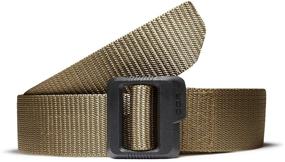 img 1 attached to 🔗 CQR Tactical Belt: Heavy Duty Military Style Nylon Webbing, Quick-Release Buckle - 1 or 2 Pack Options!