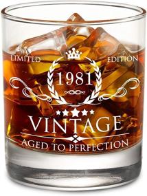 img 4 attached to 🥃 AOZITA 40th Birthday Gifts for Men - Perfect Party Supplies and Decorations for a Memorable 40th Anniversary Celebration - Versatile 11oz Whiskey Glass