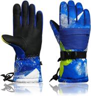 momoon gloves waterproof screen winter boys' accessories ~ cold weather logo