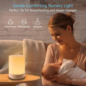 img 2 attached to YYDSKIT Nursery Night Light: Dimmable Warm Light, 7 Color Options & Touch Control for Kids' Bedroom