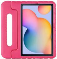 🌸 kid-proof shockproof case for samsung galaxy tab s6 lite 10.4 inch 2020 (sm-p610/p615) - convertible handle stand, lightweight protective cover (rose) logo