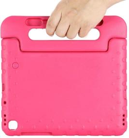 img 3 attached to 🌸 Kid-Proof Shockproof Case for Samsung Galaxy Tab S6 Lite 10.4 inch 2020 (SM-P610/P615) - Convertible Handle Stand, Lightweight Protective Cover (Rose)