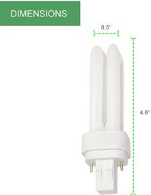 img 2 attached to 💡 Высокая яркость люменов Компактный флуоресцентный GX23-2
