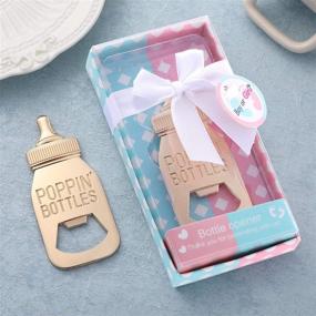 img 4 attached to Yuokwer 12pcs Baby Shower Bottle Opener Favors - Gender Reveal Party Decorations, Return Gifts & Party Supplies - Boy or Girl Theme (Blue and Pink, Pack of 12)