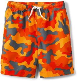 img 3 attached to 🦈 Lands End Trunks Surfing Sharks Swimwear for Boys' Clothing