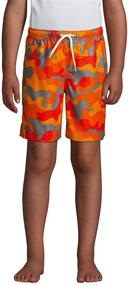 img 1 attached to 🦈 Lands End Trunks Surfing Sharks Swimwear for Boys' Clothing