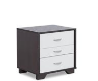 🌙 acme furniture eloy nightstand, white/espresso, one size логотип