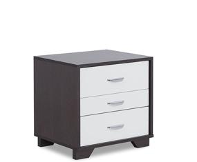 img 4 attached to 🌙 ACME Furniture Eloy Nightstand, White/Espresso, One Size